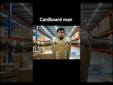 iron man transformation cardboard man #marvel #ironman #avengers