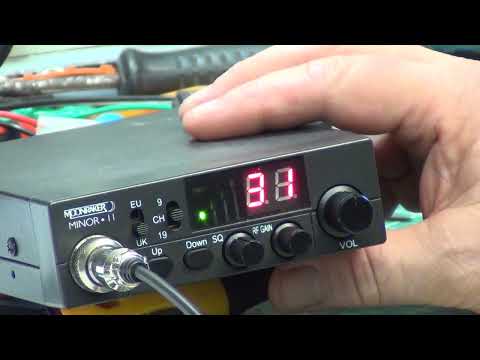 Moonraker Minor II CE MultiNorm CB radio - On The Air test