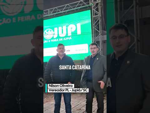 Hoje estou aqui em Jupiá/SC, acompanhando o primeiro dia da EXPOJUPI🎉