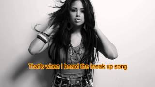 JASMINE VILLEGAS -The Breakup Song Lyrics SHE BELIEVED