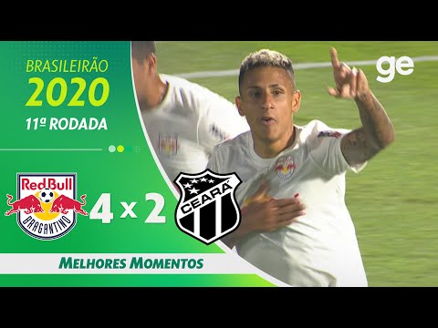 Gols e lances de Red Bull Bragantino x Ceará