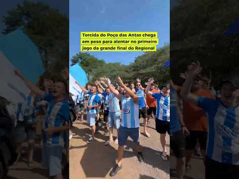 Torcida do Poço das Antas chega em peso para apoiar o time no primeiro jogo da final do Regional