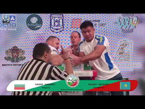 Andreev Sasho vs Talgat Aktayev | Up to 90 kg | XLVI WORLD ARMWRESTLING CHAMPIONSHIP | 2025