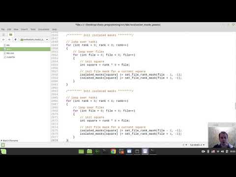 Bitboard CHESS ENGINE in C: improving EVALUATION (initializing isolated & passed pawn masks)