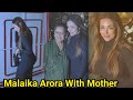 Malaika Arora With Her Mother Spotted Exiting After Dinner At Her Scarlet House Restaurant In Juhu