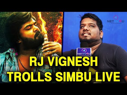 RJ Vigneshkanth Eagerly Waiting To Openly Troll Simbu | Independent Artist Season - 1 Grand Finale