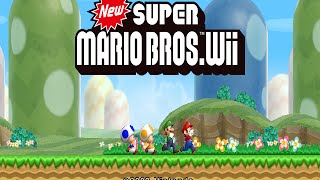 Wii Longplay [021] New Super Mario Bros. Wii (Part 1 of 3)