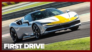 Driving Ferrari's wild 986-horse plug-in, the SF90