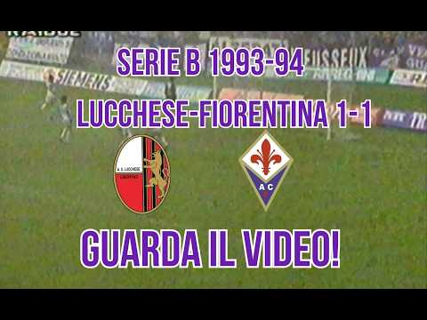 Serie B 1993-94: 17° giornata. Lucchese - Fiorentina 1-1