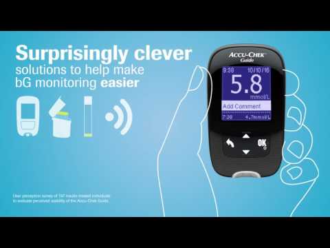 Accu check guide wireless glucometer for hospital, model nam...