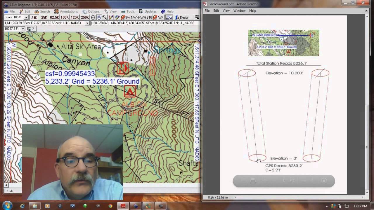 Precision GPS: Grid vs. Ground