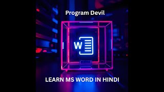 Download the video "MS Word Series Part 2 | Complete Guide to the Insert Tab 🔍 | Program Devil"