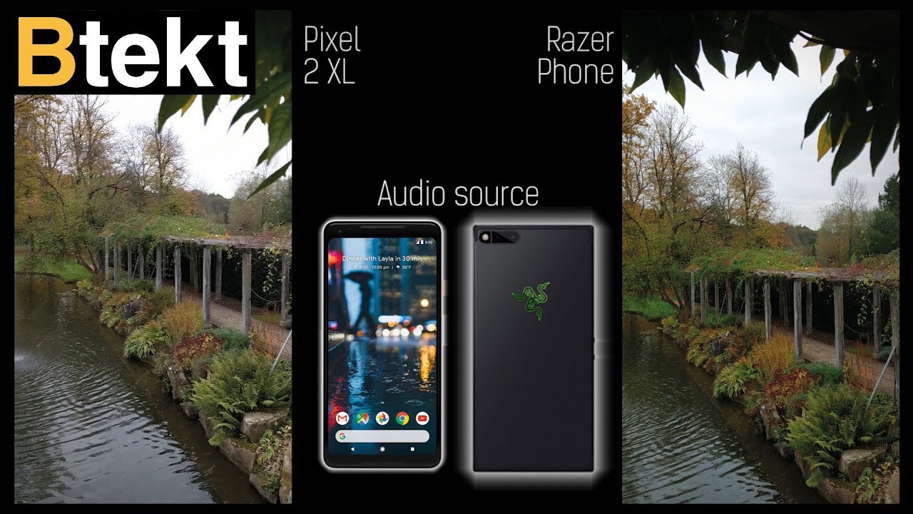 Razer Phone vs Pixel 2 XL video camera comparison