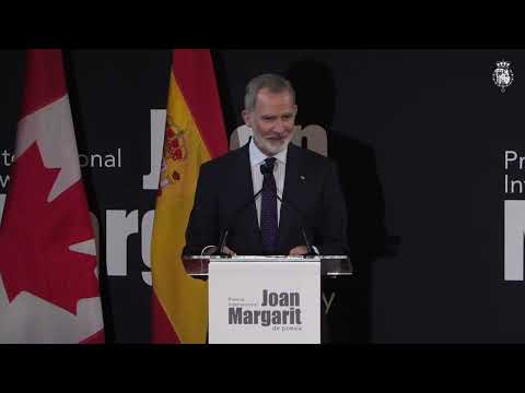 Palabras de S.M. el Rey en la entrega del Premio Internacional Joan Margarit de Poesía