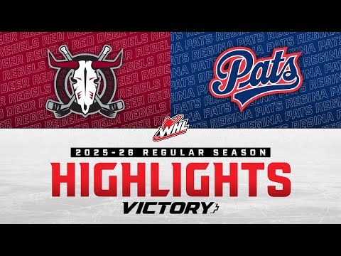 Red Deer Rebels at Regina Pats 11/07 | WHL Highlights 2025-26