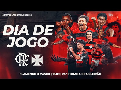 🔴 AO VIVO: FLAMENGO X VASCO | PRÉ-JOGO + NARRAÇÃO | BRASILEIRÃO (21/09/25)