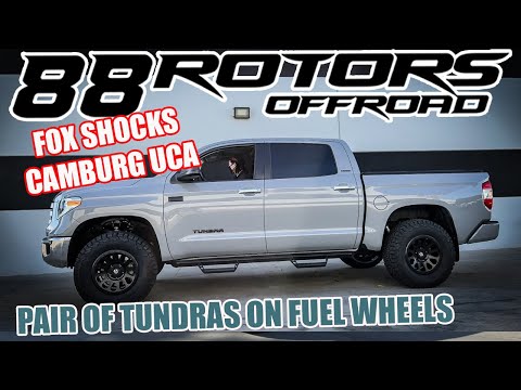 2020 TOYOTA TUNDRA 4X4 LIFTED, FOX SHOCKS, CAMBURG ARMS, FUEL WHEELS