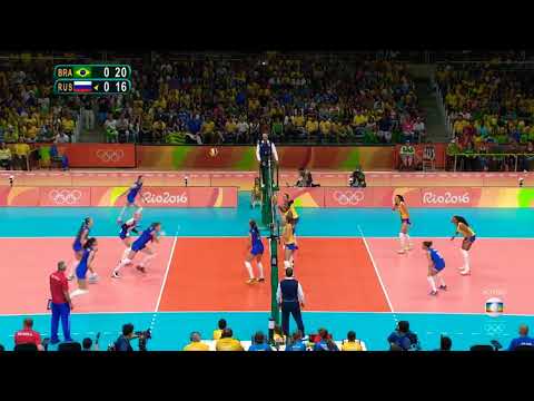 Brasil x Rússia - Olimpíadas Rio 2016 Vôlei Feminino