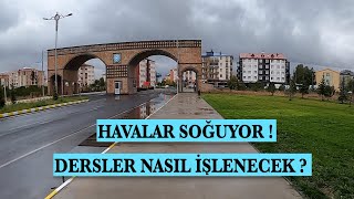 KAFKAS ÜNİVERSİTESİ  🥶 Havalar soğuyor ! - Dersler nasıl işlenecek ? Kars'ta ne 