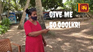 Greedy Sri Lankan Lady | Galle Turtle Hatchery 🇱🇰