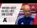 Ten Hag over Antony, Oekraïne en AZ