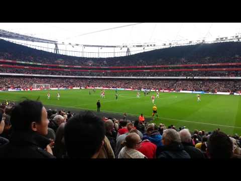Arsenal v Tottenham 5:2 Olivier Giroud goal 17/11/2012