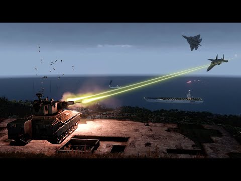 Destroyed Russian MIG-29 Fighter Jet with Ukraine Anti-air Tank Missile - ArmA 3