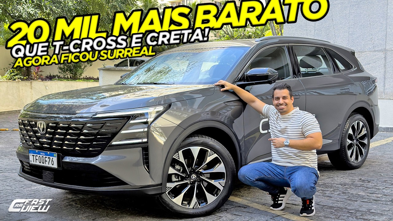 IMPOSSÍVEL COMPRAR SUVS "TRADICIONAIS" TENDO O NOVO CHANGAN CS 75 NESSE PREÇO! OBRIGADO CHINA!