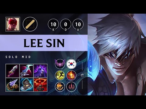 Lee Sin Mid vs Twisted Fate - KR Master Patch 25.06