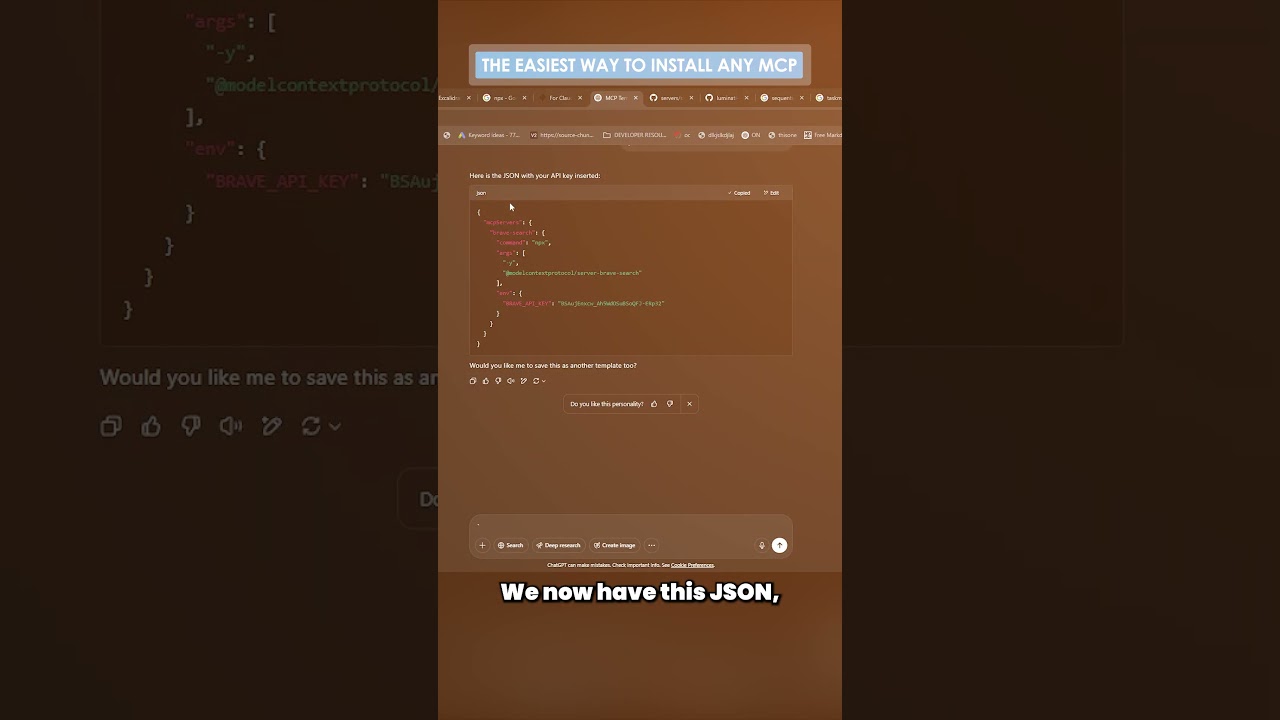 The Easiest Way to Install Any MCP #mcp #claudeai #chatgpt #coding