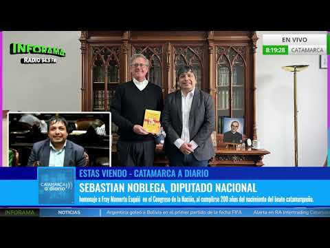 🎥 HOMENAJE A FRAY MAMERTO ESQUIÚ EN EL CONGRESO DE LA NACIÓN | SEBASTIÁN NÓBLEGA