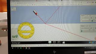 Y12 Refraction PHET Simulation