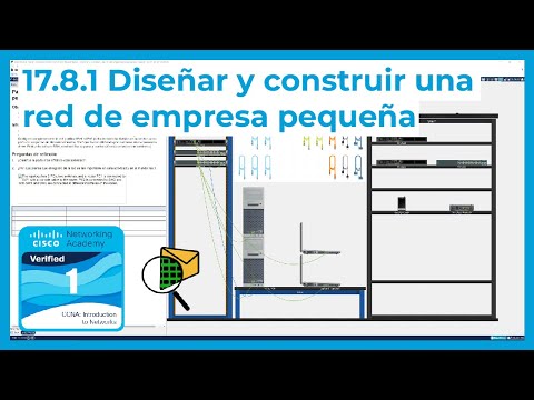 17.8.1 Packet Tracer 🔍📨 - Diseñar y construir una red de empresa pequeña (CCNA Curso 1)
