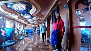Carnival Luminosa You Are There! Cruise Ship Deck 2 Walk Thru with Casino