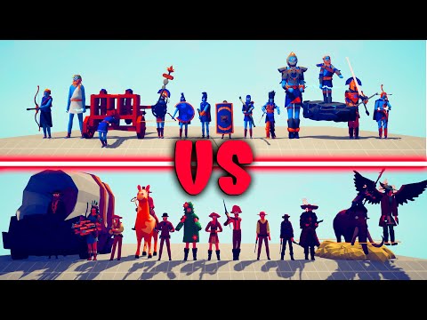 MEGA WILD WEST vs EXTENDED ANCIENT TEAM | TABS - Totally Accurate Battle Simulator