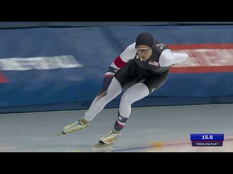 Brittany Bowe cruises in the 1500m at U.S. Olympic Speedskating Trials, adds second event