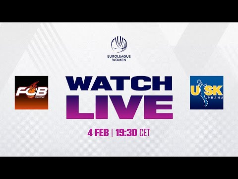 LIVE - Flammes Carolo Basket v ZVVZ USK Praha | EuroLeague Women 2025-26 | Round of 16