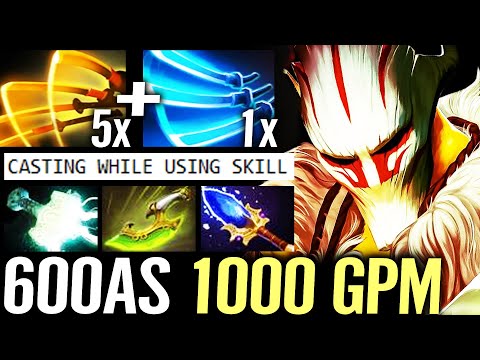 🔥 600AS WTF 1000 GPM Juggernaut — 2x Omnislash Aghanim + Mjollnir Strongest Katana Carry Dota 2 Pro