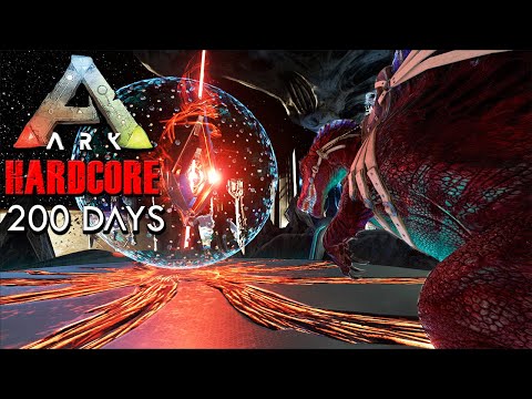 I Survived 200 Days In Hardcore Ark Survival Evolved (The Island)