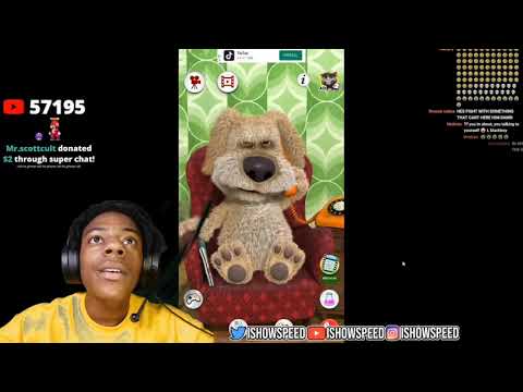 Talking Ben Doesn't Want To Be Friends With IShowSpeed