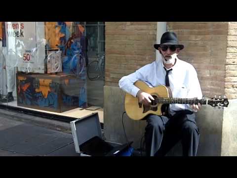 Acoustic Blues Guitar - Live From The City Streets - Candy Man