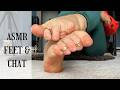 ASMR Feet Soft Chat Gold Toe Rings Try On Which One Is Your Favorite