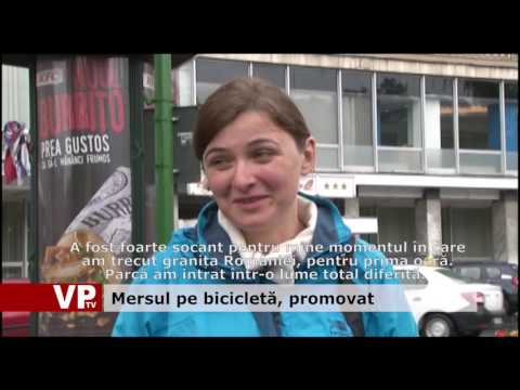 Mersul pe bicicletă, promovat