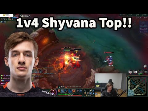 Nemesis Shows How Strong And Easy Shyvana Top Is In Korean SoloQ!!