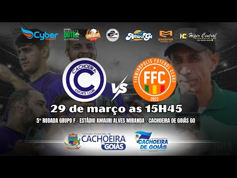 CACHOEIRA E.C X FIRMINÓPOLIS F.C - 5° RODADA GRUPO F - CAMPEONATO PRATA DA CASA AGROBOM 2026