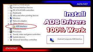How to Install ADB Interface Driver for Windows using any Phone