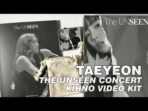 Unboxing | TAEYEON 태연 - The UNSEEN CONCERT Kihno Video Kit