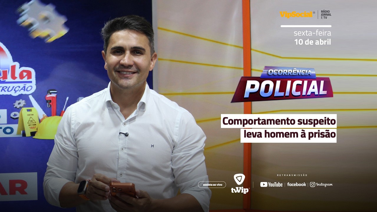 Fique por dentro das ocorrências policiais desta sexta-feira, 10 de abril