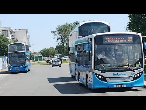 *Powerful* EnsignBus Enviro 200 Euro 6 E17 SGN 601 Route 99