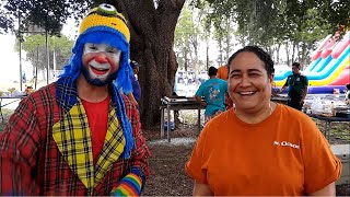 Payaso Pikorete y Muñequita Pompita en Tampa Fl Actividad de Juan XXIII Review